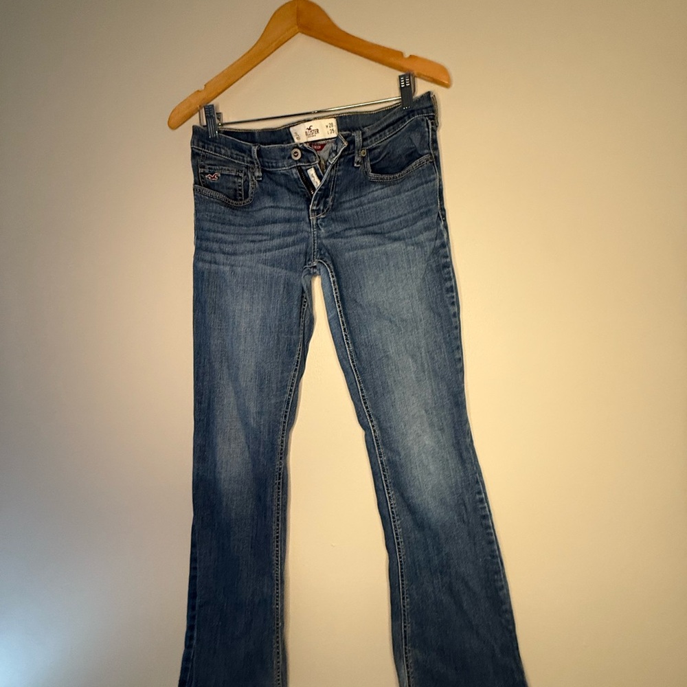 Hollister Blue Boot Cut Jeans with Classic Flare
